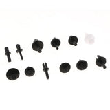 Maxbell 350Piece Clasp General Auto Body Plastic Clip Push Rivet Buckle one Set - Aladdin Shoppers