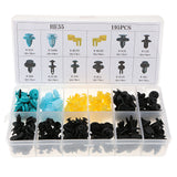 Maxbell Maxbell 195 Pieces Car Push Pin Rivet Fasteners Clips Mixed for BMW Honda GM jeep SUZUKI