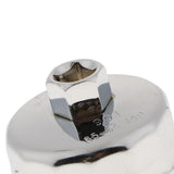 Maxbell 901 Sliver Oil Filter Remover Cap Oil Grid Wrench 14 Flutes For Car 70x55mm