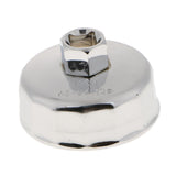 Maxbell 901 Sliver Oil Filter Remover Cap Oil Grid Wrench 14 Flutes For Car 70x55mm