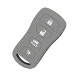 Maxbell Car Key Fob Protector Case Cover 4 Buttons Key Shell for   Gray