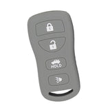 Maxbell Car Key Fob Protector Case Cover 4 Buttons Key Shell for   Gray