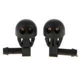 Maxbell 2X Plastic Car Front Dual Holes Windshield Washer Wiper Water Spray Nozzle - Aladdin Shoppers