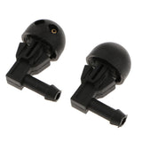 Maxbell 2X Plastic Car Front Dual Holes Windshield Washer Wiper Water Spray Nozzle - Aladdin Shoppers