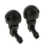Maxbell 2X Plastic Car Front Dual Holes Windshield Washer Wiper Water Spray Nozzle - Aladdin Shoppers