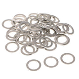 Maxbell 2x50Pcs M14 Aluminum Alloy Oil Drain Plug Crush Washers Gaskets for Hyundai