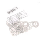 Maxbell 2x50Pcs M14 Aluminum Alloy Oil Drain Plug Crush Washers Gaskets for Hyundai