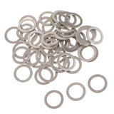 Maxbell 2x50Pcs M14 Aluminum Alloy Oil Drain Plug Crush Washers Gaskets for Hyundai