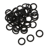 Maxbell 2x50 Pcs M14 Rubber Oil Drain Plug Crush Washers Gaskets for Ford F75Z-6734-AA