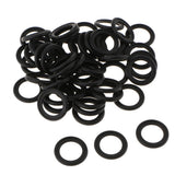 Maxbell 2x50 Pcs M14 Rubber Oil Drain Plug Crush Washers Gaskets for Ford F75Z-6734-AA