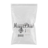 Maxbell Boat Motorhome Drawer Door Arc Push Button Pull Catch Lock 160MM Holespacing - Aladdin Shoppers