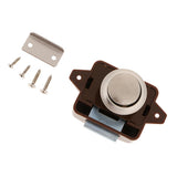 Maxbell Push Button Latch Catch Lock For RV Boat Drawer Cupboard Cabinet Door Brown - Aladdin Shoppers
