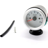 Maxbell Tachometer With Stand Heat Shrink Tubing Blue LED Display For 12V Petrol Car