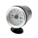 Maxbell Tachometer With Stand Heat Shrink Tubing Blue LED Display For 12V Petrol Car