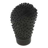 Maxbell 2xCar Silicone Oval Non Slip Gear Head Shift Knob Protector Cover Glove Black
