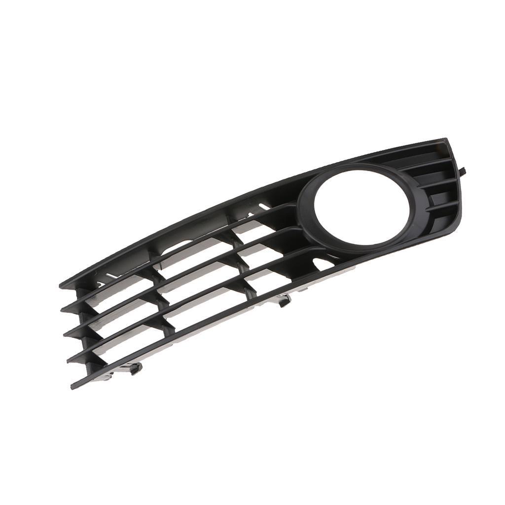 Maxbell Maxbell Front Bumper Lower Fog Light Lamp Left Side Grilles For AUDI A4 S4 B6 01-05