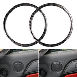 Maxbell 2 Pieces Car Door Audio Speaker Strip Cover Ring For Ford Mustang 2015-2017 - Aladdin Shoppers