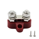 Maxbell Maxbell Car Boat 48V Red Terminal Studs Heavy-Duty With Screw Wires Connected (M8)