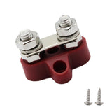 Maxbell Maxbell Car Boat 48V Red Terminal Studs Heavy-Duty With Screw Wires Connected (M8)