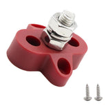 Maxbell Bus Bar Power Terminal Block Dual Heavy Duty 2 Studs Power Distribution for Vehicle Boat Marine Car Truck - Aladdin Shoppers