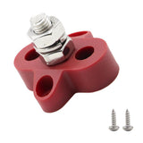 Maxbell Bus Bar Power Terminal Block Dual Heavy Duty 2 Studs Power Distribution for Vehicle Boat Marine Car Truck - Aladdin Shoppers