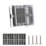 Maxbell 6-Way Blade Fuse Box 32V LED Illuminated Automotive Fuse Block for Car Boat Marine Trike with LED Indicator Light Kit - Aladdin Shoppers