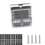 Maxbell 6-Way Blade Fuse Box 32V LED Illuminated Automotive Fuse Block for Car Boat Marine Trike with LED Indicator Light Kit - Aladdin Shoppers