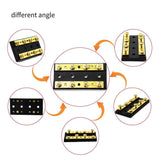Maxbell Maxbell Marine Boat RV Car Brass 4 Gang Duel Buss Bar Block Positive & Negative 8 Terminal 32V 60A