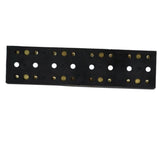 Maxbell 8 Circuit Junction Block,32V DC 60A Dual Brass Bus Bar with Sixteen 8-32 Screw Terminals - Aladdin Shoppers