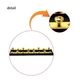Maxbell 8 Circuit Junction Block,32V DC 60A Dual Brass Bus Bar with Sixteen 8-32 Screw Terminals - Aladdin Shoppers