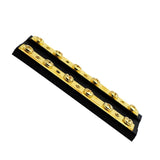 Maxbell Maxbell Brass Dual Bus Bar Power Distribution Block, 60A DC 32V for Cars Truck Ship