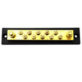 Maxbell Large Current DC 48V Brass Bus Bar with 10 Screws for Truck Cars Yachts Ship - Aladdin Shoppers