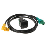 Maxbell 2xSet USB Switch Cable Harness For  Jetta Golf MK6 Passat Beetles