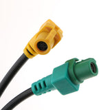 Maxbell 2xSet USB Switch Cable Harness For  Jetta Golf MK6 Passat Beetles