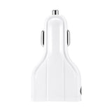 Maxbell 2x3.0 Car Fast Charger 3USB Car Charger Support Simultaneous Output White
