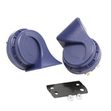 Maxbell 12V Snail Horn Air Horn Double Tone Waterproof Super Loud Blue For Car - Aladdin Shoppers