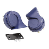 Maxbell 12V Snail Horn Air Horn Double Tone Waterproof Super Loud Blue For Car - Aladdin Shoppers