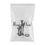 Maxbell Loud 150dB 4/Four Trumpet Train Air Horn With 12V Electric Solenoid Black - Aladdin Shoppers
