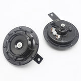 Maxbell Super Loud Blast Tone Grill Mount 12V Electric Compact Car Horn Kit Black - Aladdin Shoppers