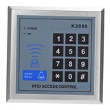 Single Door Access Control Keypad 125kHz Card Reader Door Lock with Cards