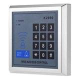 Single Door Access Control Keypad 125kHz Card Reader Door Lock with Cards