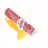 Maxbell 2x4PCS Carbon Fiber Car Door Sill Scuff Plate Cover Anti Scratch Sticker Red