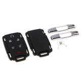Maxbell Key Fob Keyless Entry Remote Shell Case Pad fits for Chevrolet 6 Bottons - Aladdin Shoppers
