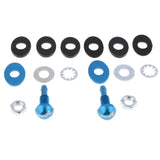 Maxbell 2xCar Vehicle Windshield Spray Nozzle On Front Hood Wiper Washer Spray Blue