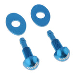 Maxbell 2xCar Vehicle Windshield Spray Nozzle On Front Hood Wiper Washer Spray Blue
