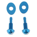 Maxbell 2xCar Vehicle Windshield Spray Nozzle On Front Hood Wiper Washer Spray Blue