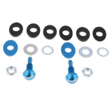 Maxbell 2xCar Vehicle Windshield Spray Nozzle On Front Hood Wiper Washer Spray Blue