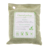 2 Pack Bamboo Charcoal Air Purifying Freshener Odor Eliminator Bag Green