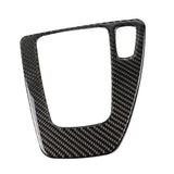 Maxbell 2xCarbon Fiber Gear Shift Panel Decorative Trim For  E90 E92 E93 05-12