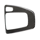 Maxbell 2xCarbon Fiber Gear Shift Panel Decorative Trim For  E90 E92 E93 05-12